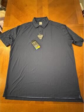 Callaway V Series Tech Golf Polo Shirt XXL Navy Blue
